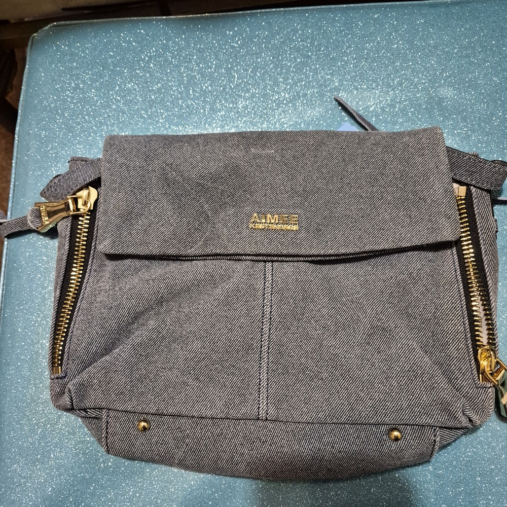 Aimee Kestenberg Demin Flap Crossbody Bag